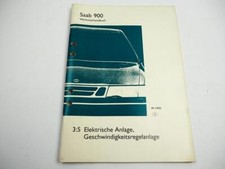 Saab 900 II NG 1995 Tempomat Geschwindigkeitsregelanlage Werkstatthandbuch