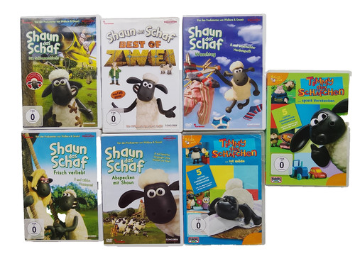 Dvds shaun das schaf 2x - 5x,