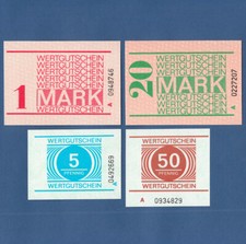 DDR Gefängnisgeld  4 Werte