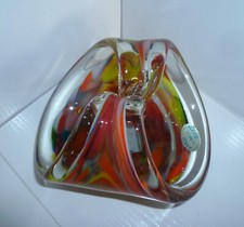 Glas Kunst 60er Jahre Schale