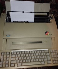 optima sc 140 elektrische schreibmaschine