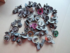 Lot  DDR  Weihnachtsbaum Kerzenhalter  aus  Metall/ Blech ---