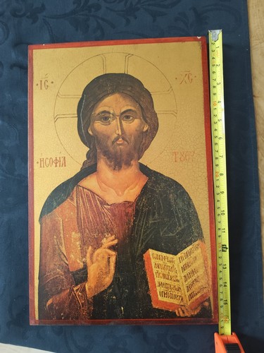 Byzantinische ikone christus - byzantinische,