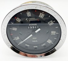 Acqua Tacho Veglia Borletti Armatur Kombi Instrument km/h Kfz Cockpit Italien