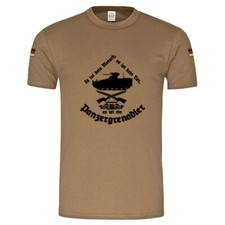 Panzer Gren Es ist kein Mensch kein Tier Panzergrenadier BW Tropenshirt #15037