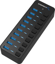 10-Port 60W USB 3.0 Hub with