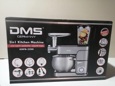 DMS 3in1 Edelstahl Küchenmaschine Rührmaschine 8.5 Liter Knetmaschine Edelstahl