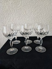 6 Weingläser Spiegelau Kristall Weißwein Glas stabiler kantiger Griff *sehr gut