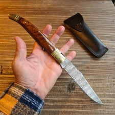 Taschenmesser Laguiole RIESIG Damastmesser  Klappmesser scharf handmade (T42b) B