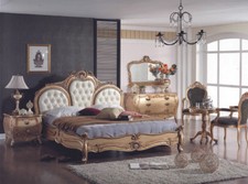 Luxus Bett aus Massivholz