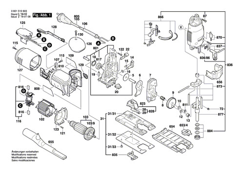 Bosch stichsäge gst 135 - 135, ce