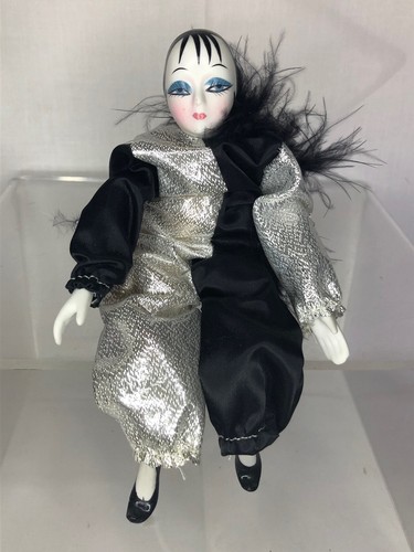 Harlequin pierrot porzellan - harlequin,
