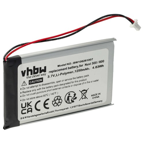 Akku für garmin nüvi - akku, 660t