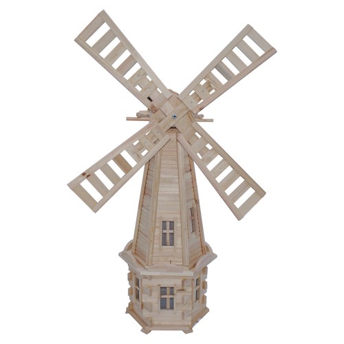 Garten windmühle aus holz w73 - aus,
