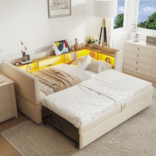90x190cm led tagesbett - 90x190cm,