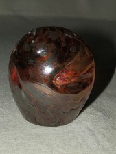 schwere Glasskulptur -