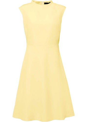 Kleid hellgelb damen - hellgelb,