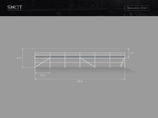 77,40 qm Aluminiumgerüst