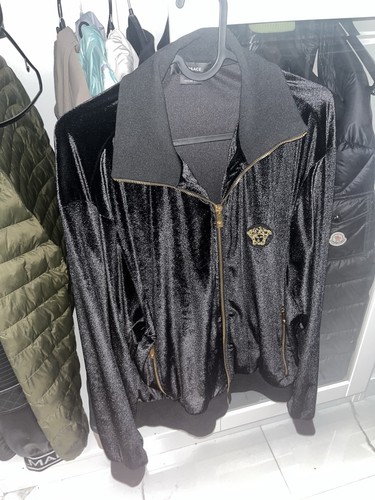 Versace samt jacke medusa - samt,