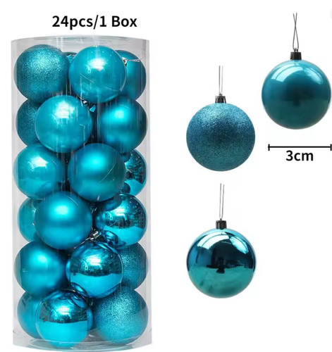 36tlg weihnachtskugeln - 24/36tlg,