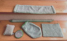 Jemako Reinigungshandschuh, Bodenfaser grün Pad, Stick, Duo-Tuch, Schwamm GUT !!