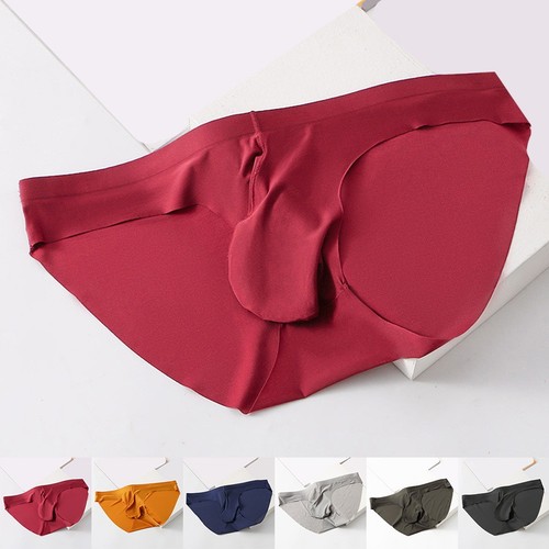 Seamless ice silk herren slip - seamless,