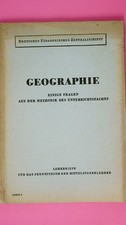 170579 GEOGRAPHIE Lehrbriefe