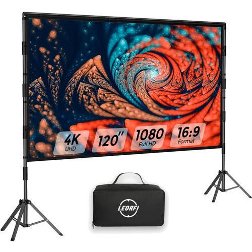 120 zoll beamer leinwand mit - zoll,