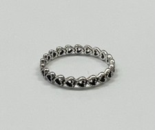 Pandora Ring Gereihte Herzen 190980 925 Silber RW Gr. 56