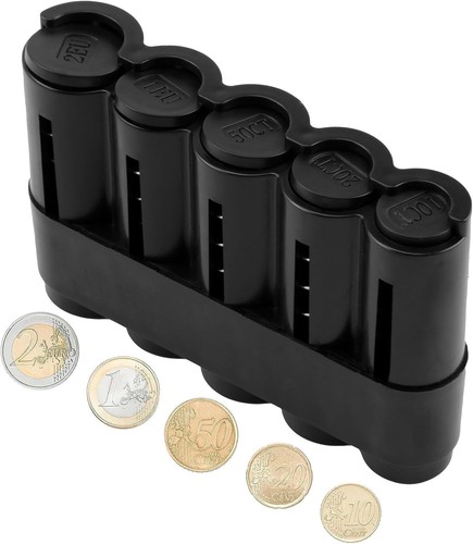 Münzbox mit fächern - mit,
