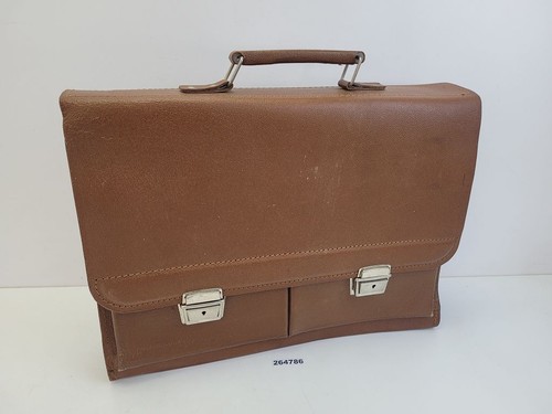 Aktentasche ddr leder braun - leder,