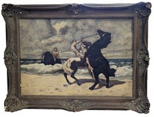 Nackte Rossebändiger am