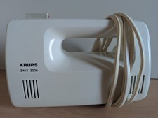 Krups 3 Mix 3000 Typ 322 Weiß 140 Watt, Heckantrieb + Knethaken Gewährleistung 