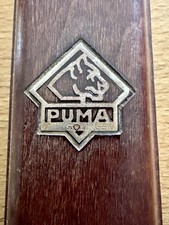 Case Etui Puma Rasiermesser Original aus Rosenholz (ca.1938)