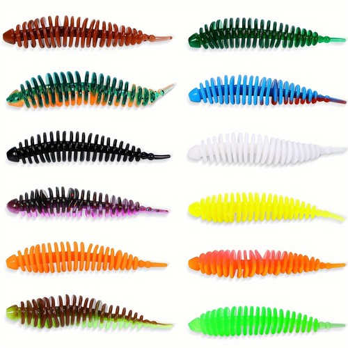 Forellen gummiköder set 36x - gummiköder,