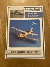 Udet U12 Flamingo Flugzeug Schreiber-Bogen Bastelbogen Ersatzteile