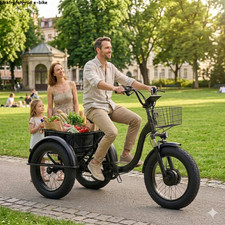 E-Lastenfahrrad Dreirad