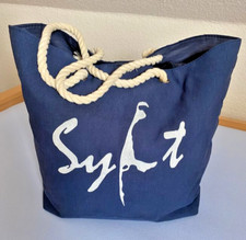 Strandtasche "Sylt" - Dunkelblau - 50x40x17 cm