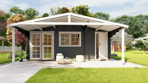 Gartenhaus raum aus holz mit - gartenhaus,