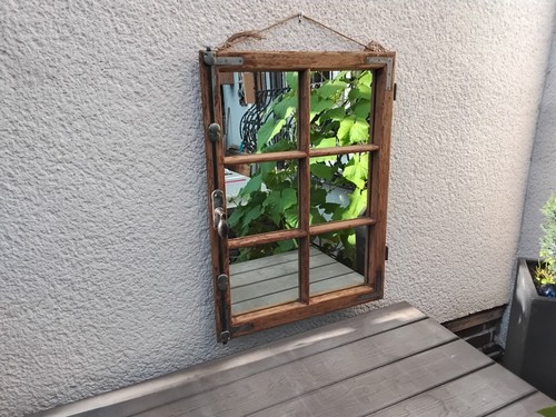 Altes holzsprossenfenster als - altes,