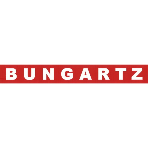 Bungartz weiß rot schriftzug - bungartz,