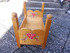 Pumuckl Bett massiv Holz Handarbeit L=92cm B=37 cm H=56cm