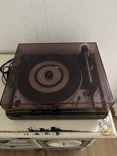 Dual 1224 Plattenspieler mit Abdeckhaube und CDS 660