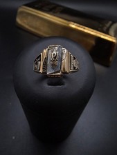 Ring Größe 53 Gelbgold 416 / 10 k Gold zeitlos College Herff Jones 1968