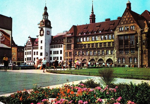 Ansichtskarte karl marx - ansichtskarte, karl-marx-stadt