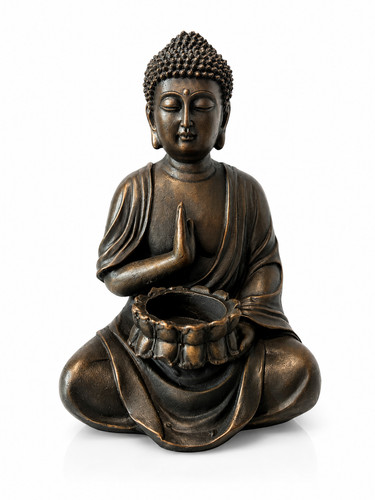 Buddha statue braun - statue,