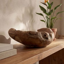 Dekoschale teak wurzel holz - teak,