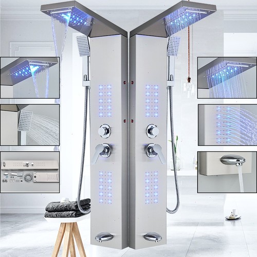 Duschpaneel led edelstahl - duschpaneel,