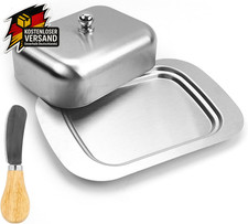 Edelstahl Butterdose