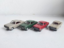 WIKING 4x Opel Commodore Coupe 84/1 A h'gelbgrau E patinagrün 84/2 h'braunrot